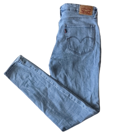 Levi's Denim - Levi's 711 Skinny Red Label Low Rise Light Blue Jeans W30 L30